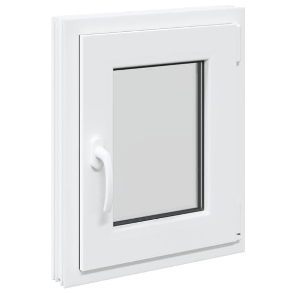 Källarfönster RISOR 50 x 55 cm PVC och glas