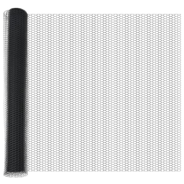 Hexagonstängsel Grå 1 x 50 m PVC
