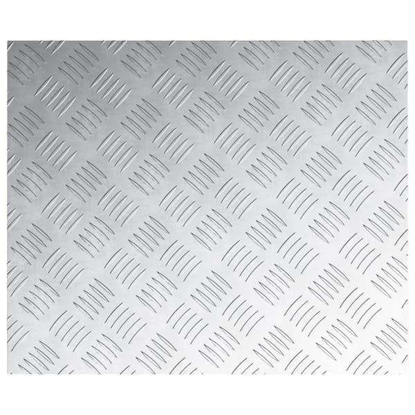 Trappsteg Rektangulär 2 pcs Silver 60 x 50 cm Aluminium