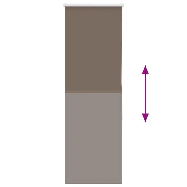 Mörkläggningsgardin kaffe 60x150 cm tyg bredd 55,7 cm polyester