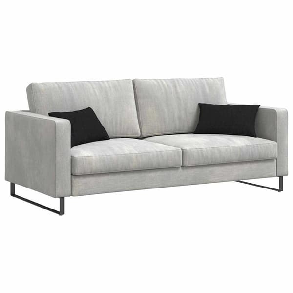 Sofakuddar 2 pcs Svart 50 x 30 cm tyg