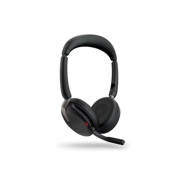 Jabra Evolve2 65 Flex UC Stereo - headset - USB-A - med trådlös laddningsplatta