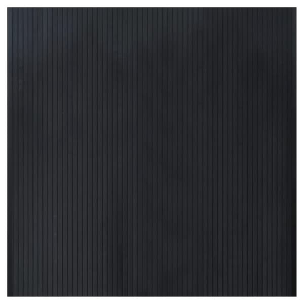 Matta rektangulär svart 100x100 cm bambu
