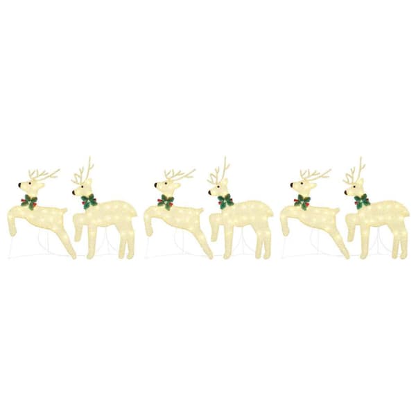 LED Renar 6 pcs Guld tyg