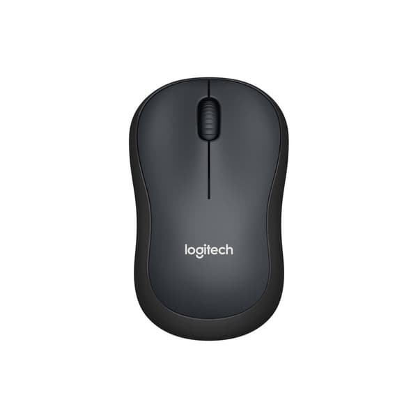 Logitech M220 Silent - mus - 2.4 GHz - träkol