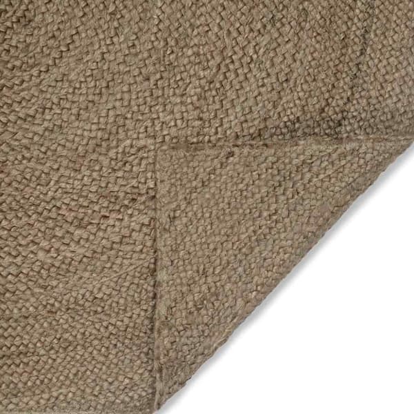 Områdesmattor Rektangulär Grå 140 x 200 cm Jute