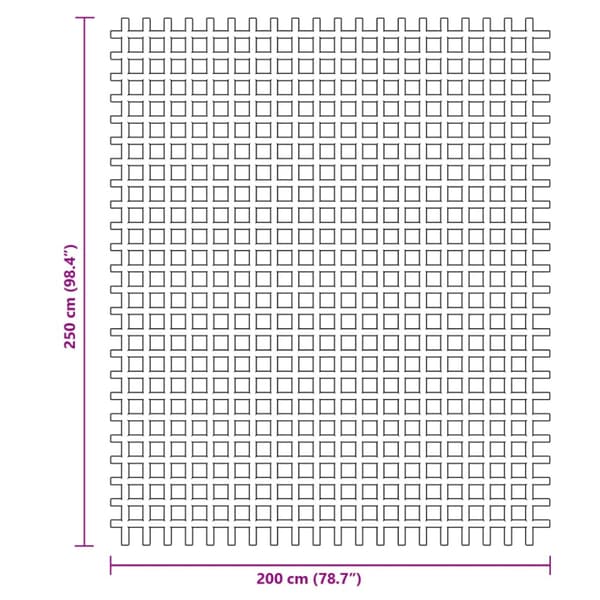 Tältmatta blå 2,5x2 m