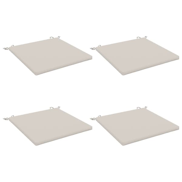 4-delade Sittdynor SOEST 4 st 100% Polyester Vit 70 x 70 x 3 cm