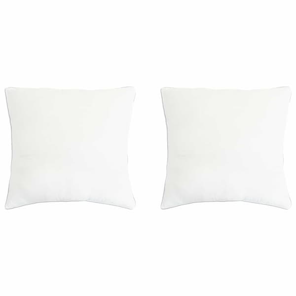 Kudde 2 pcs 80 x 80 cm Bambufiber Vit