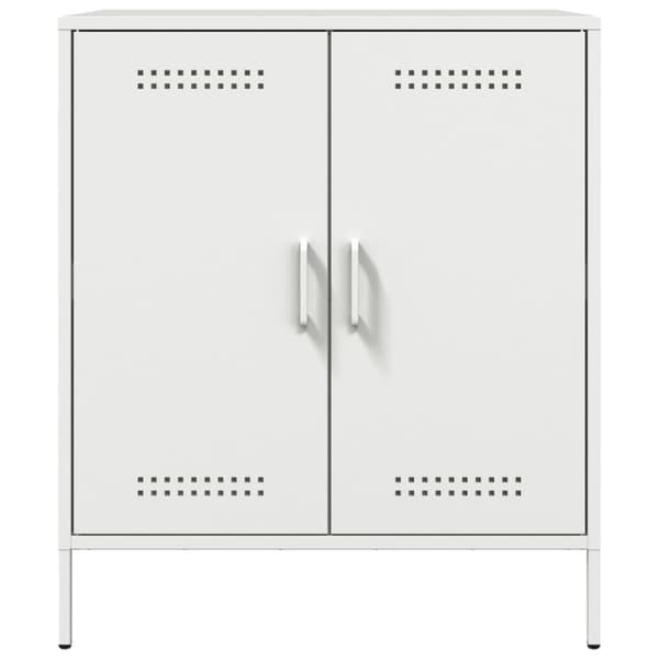 Skänk vit 68x39x79 cm stål