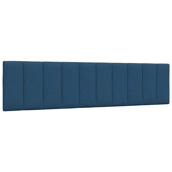 Bed Frame without Mattress "Hanko" Blue 200x200 cm Fabric