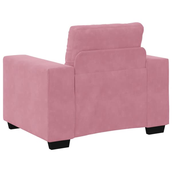 Soffset 3 pcs Rosa 221 x 80 x 80 cm Sammet