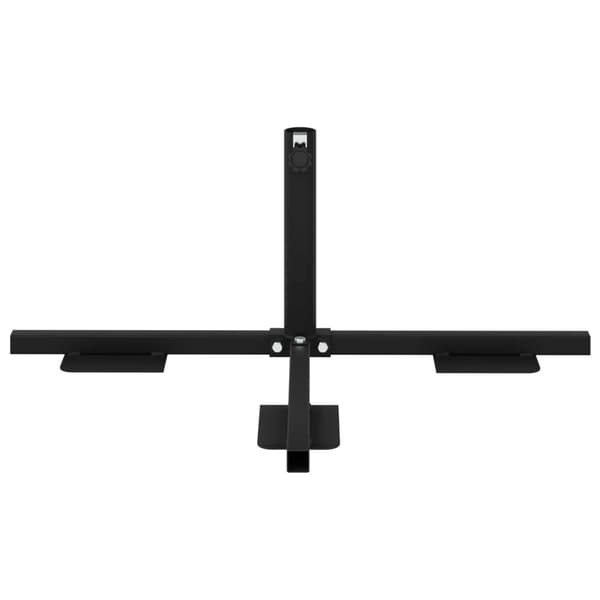 Halv Parasol Basram Svart Stål for 32-38 mm Pole