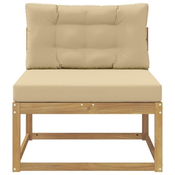 Utomhus Mellansoffa Polyester Vit
