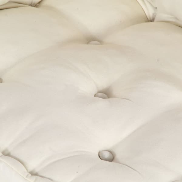 Modulsofa enhet 2 pcs Gräddvit 140 x 70 x 56 cm Tyg