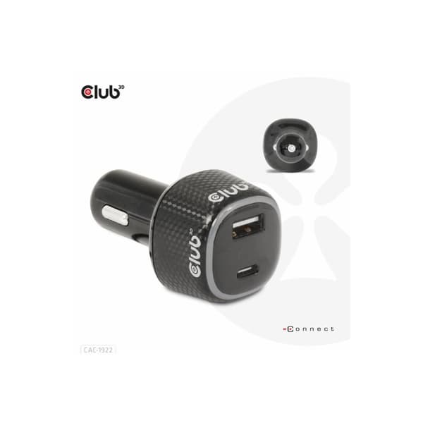 Club 3D - strömadapter för bil - 63 Watt