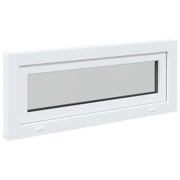 Källarfönster RISOR 100 x 40 cm PVC och glas Vit