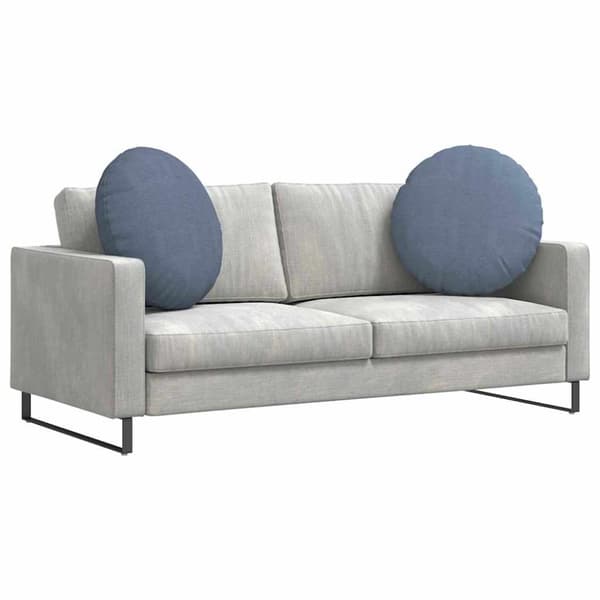 Sittkuddar 2 pcs Blå Ø60 x 21 cm Kordread tyg