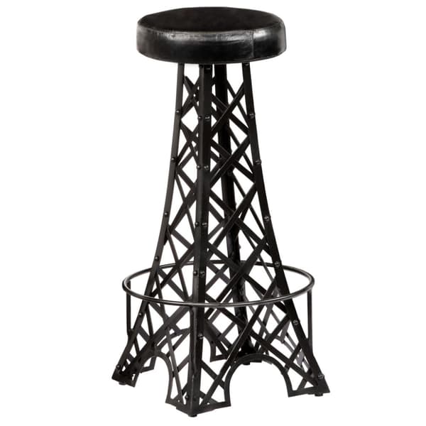 Barstolar 2 st äkta läder