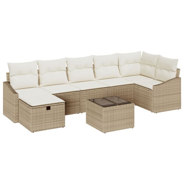 Soffset med kudde 7 pcs konstrotting