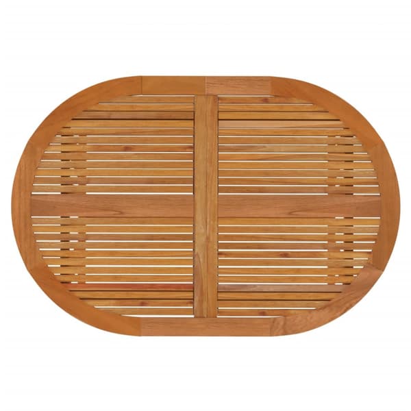Trädgårdsbord 200x100x75 massivt eukalyptusträ