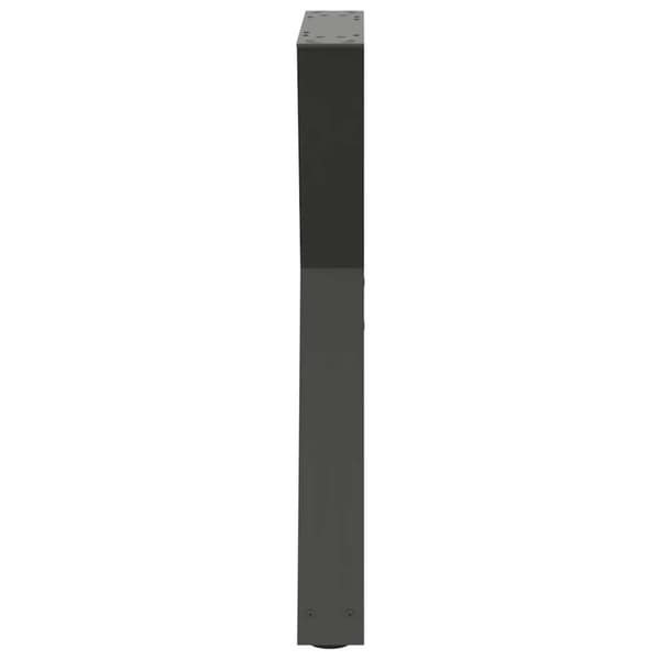 Matbordsben 2 st antracit 60x(72-73,3) cm stål