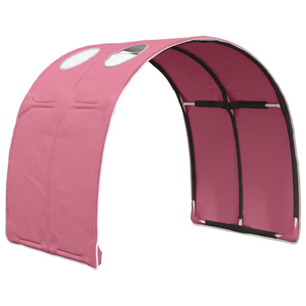Sängtunnel 2 pcs Rosa 211 x 67,5 x 2 cm Polyester