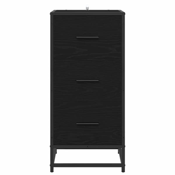 Sideboard Svart Ek 35,5 x 35 x 76 cm