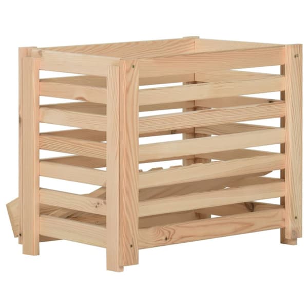 Potatislåda 60x40x50 cm massiv furu