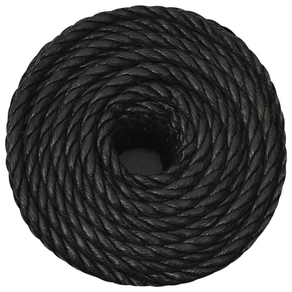 Rep svart 16 mm 50 m polypropen