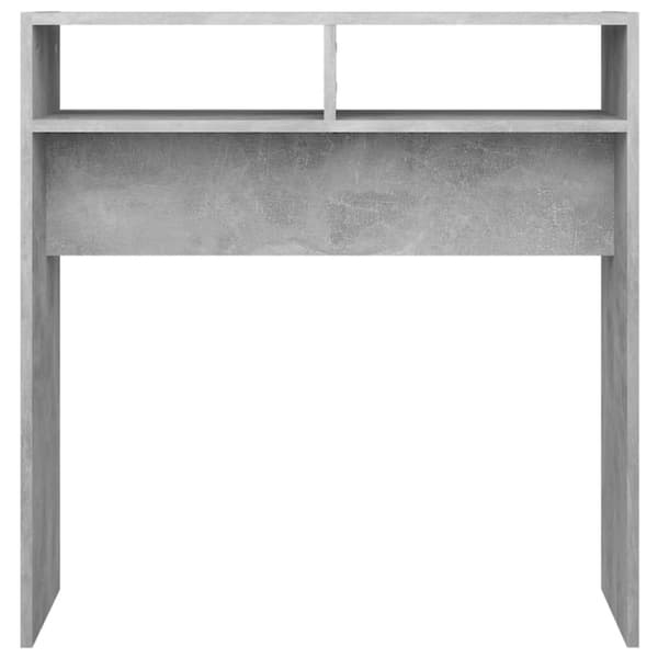 Konsolbord betonggrå 78x30x80 cm konstruerat trä