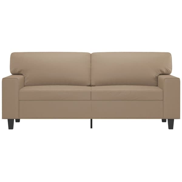 2-sitssoffa cappuccino 140 cm konstläder