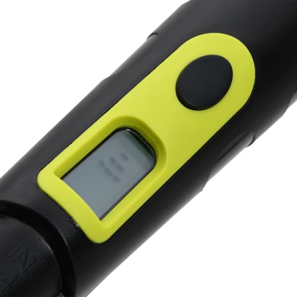Metalldetektor pinpointer med LCD Display svart och gul