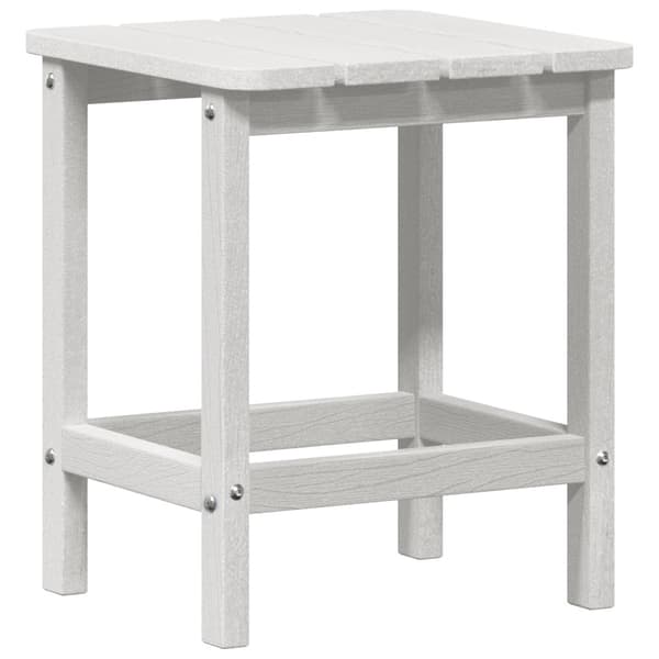 Trädgård Stol 3 pcs Vit polyeten