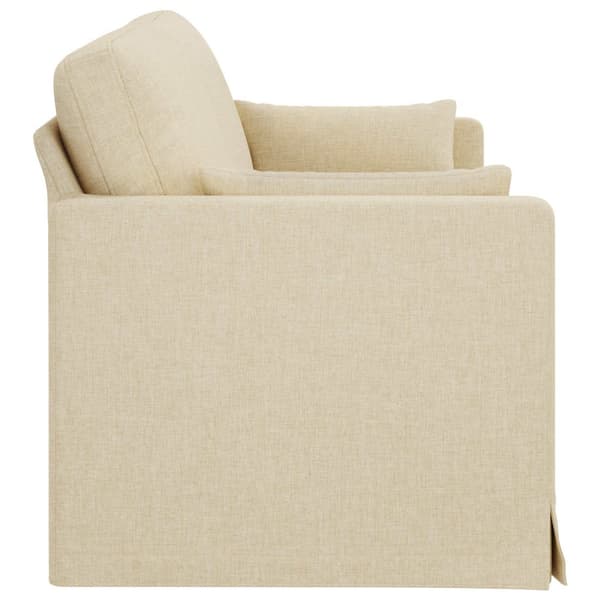 Soffa Kräm 198 x 78 x 80 cm tyg