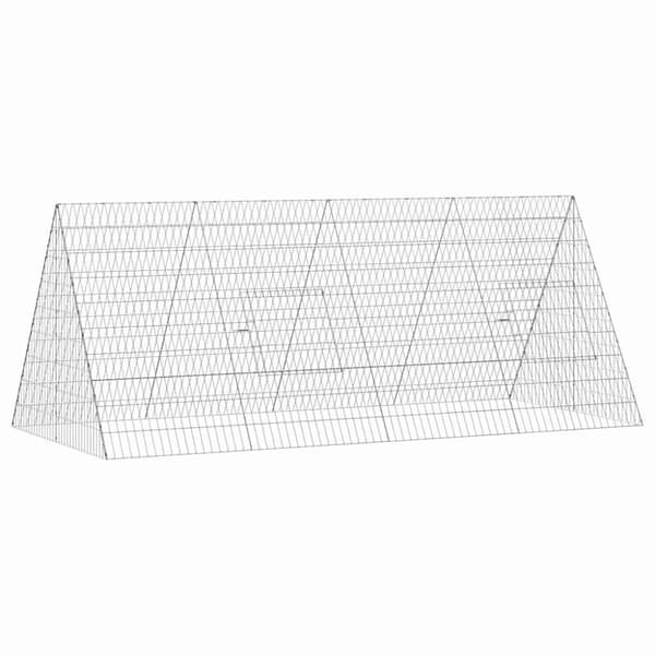 Hönshus Silver 215 x 100 x 85 cm Galvaniserat Stål