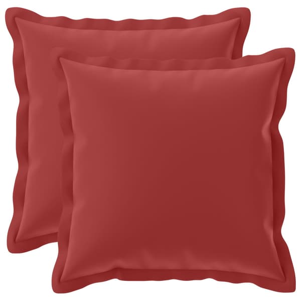 Kuddöverdrag 2 st HOUTEN Vinröd 50 x 50 cm Polyester