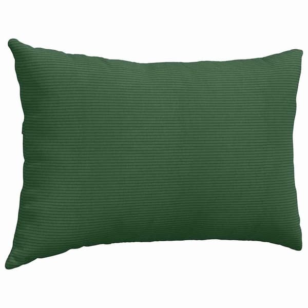 Sofakuddar 2 pcs Mörkgrön 60 x 40 cm Kordread tyg