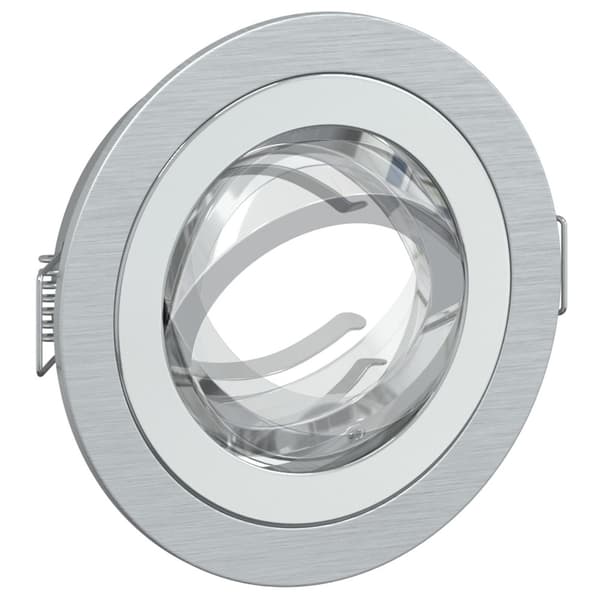 Spotlight 6 pcs Silver 9 x 9 x 2 cm Aluminium