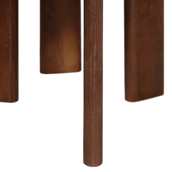 Nesting Kaffe Bord 3 pcs Mörkbrun Massivt mangoträ
