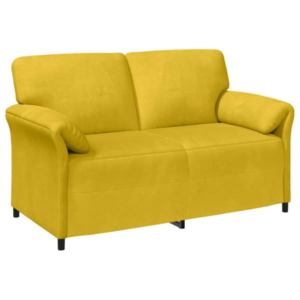 2-sits soffa Gul 158 x 83 x 95 cm Sammet