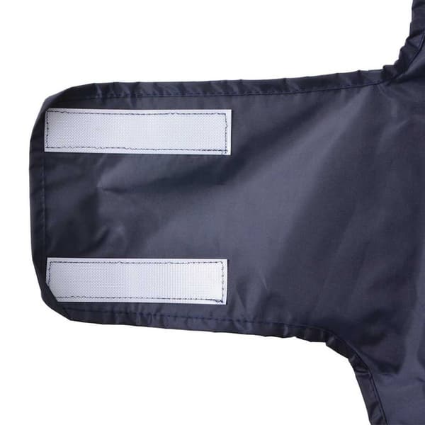 Regnrock för hundar med reflekterande remsor polyester