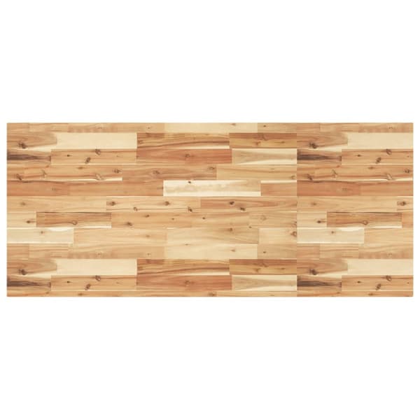 Bordsskiva rektangulär 140x60x4 cm massivt akaciaträ