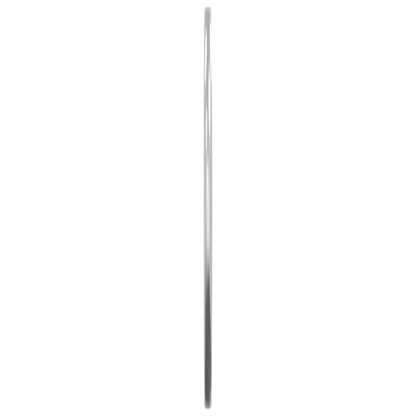 Väggspegel silver Ø 40 cm rund