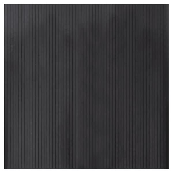 Matta rektangulär grå 100x100 cm bambu