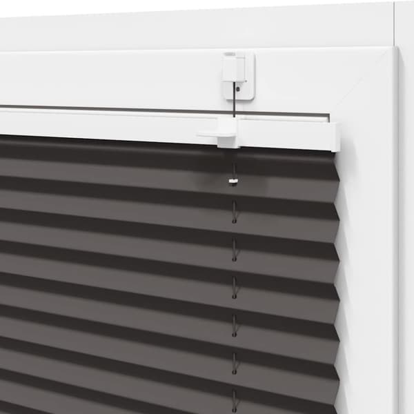 Plisserad persienn svart 40x150 cm tyg bredd 39,4cm polyester