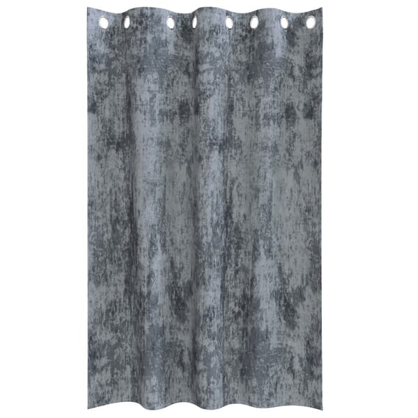 Sammetsgardiner 2 pcs Silvergrå 175 x 140 cm Sammet