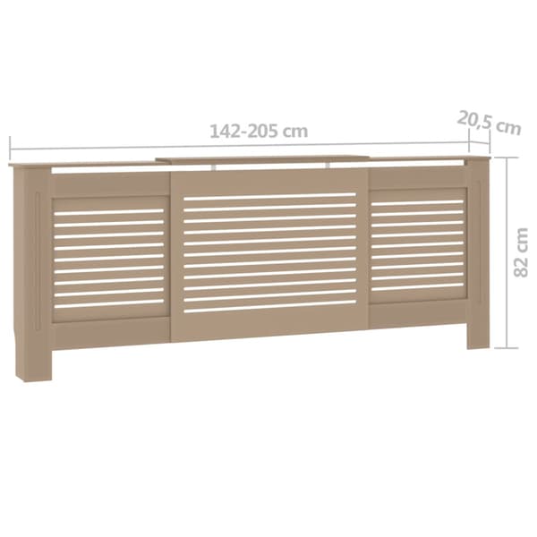 Elementskydd MDF 205 cm