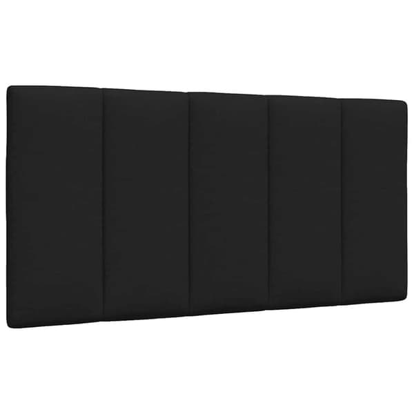 Bed Frame without Mattress "Hanko" Black 100x200cm Fabric