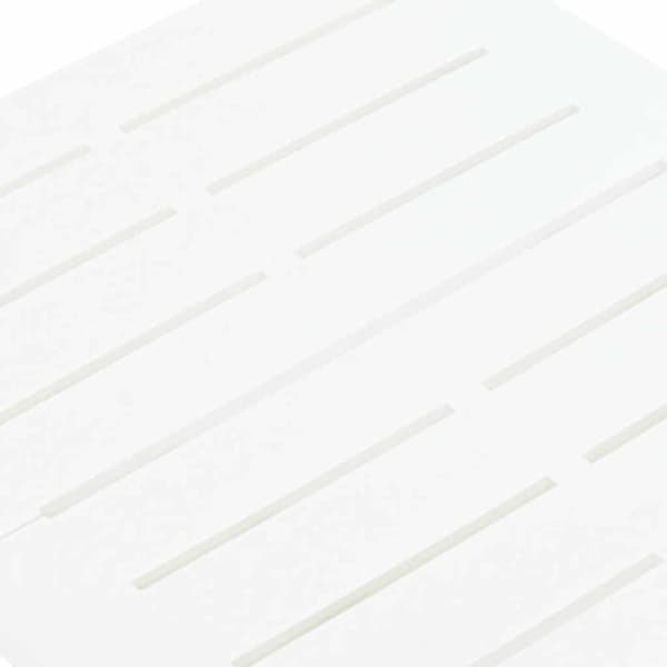 Hopfällbart trädgårdsbord vit 45x43x50 cm plast